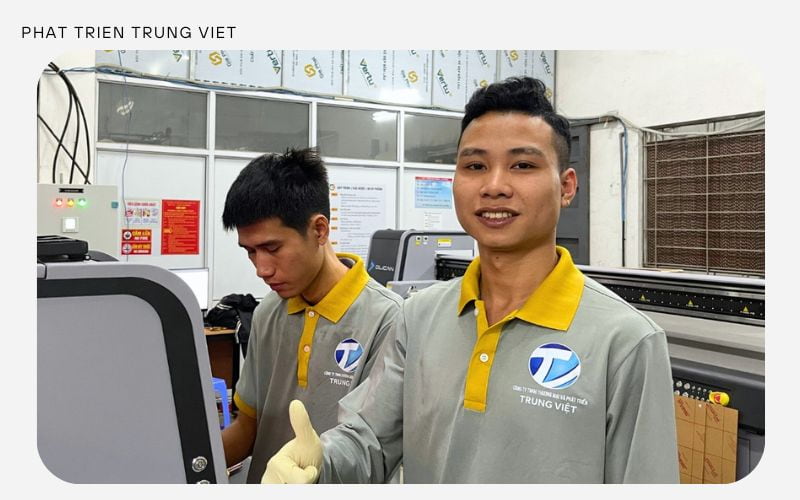 Mua máy in chuyển nhiệt, máy in quảng cáo tại Phát Triển Trung Việt